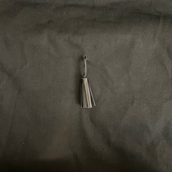 New! Adidas x CLOT Edison Chen Collab Black Canvas Bag w/ leather tassels - Picture 8 of 10